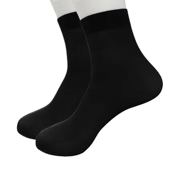 1 Paari Uusi Venivad Siidine Lühike Silk Fiiber Sukad Meeste Puuvillased Sokid Mees Värviga Kõrge Kvaliteedi Garantii Sokk Pluss Suurus