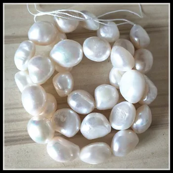 1 string magevee kultiveeritud pearl white pearl naiste käevõru tegemise tarvikud, 10-11mm ebakorrapärase kujuga diy beads tulemused