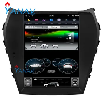 10.4 tolline Android 9, WiFi, GPS Navigatsiooni-Hyundai IX45 Santa Fe 2013-2018 Vertikaalne Puutetundlik Ekraan, Raadio, Dvd-Mängija, Auto Stereo