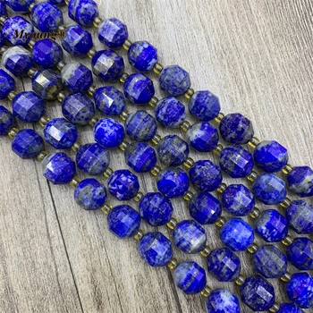 10 MM Lihvitud Looduslik Afganistani Lapis Lazuli Lahtine Kivi Helmed Ehete Tegemise DIY Tarvikud MY211017