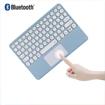 10 tolli Bluetooth Klaviatuur Koos Touchpad Vaikne Mini Touch Juhtmeta Klaviatuur iPad Android, IOS, Windows Apple Macbook Tablett