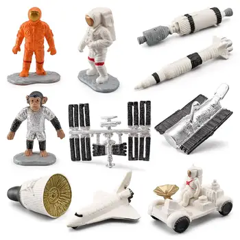 10 Tükki Astronaut Figuriin Kuju, Home Decor Simulatsiooni Mudel Vanuses 3 ja üles