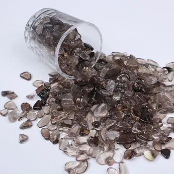 100g smoky quartz crystal kruusa kukkusid lahtiselt kivi tervendavat reiki