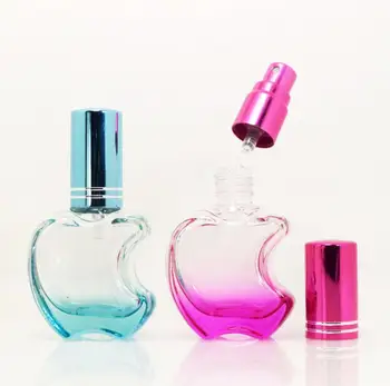 100tk/palju 10ML Kaasaskantav Colorfull Klaas Parfüümi Pudel Tühi Pihusti Parfum Juhul Spray Reisi SN815