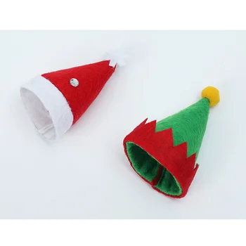 10tk Lollipop Mütsid Jõulud Lollipop Müts Kääbus Santa Mütsid Christmas Candy Müts Elf Lollipop Müts