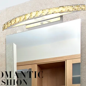 10W vannitoa peegli, valgus -, 100-240V magamistuba led peegel lamp, amber / selge kristall seinavalgustid