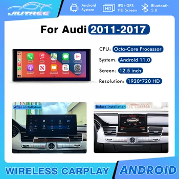 12.3 Tolline Android 11 Audi A8 D4 2011 2012 2013 2014-2017 Auto Multimeedia DVD Stereo-Raadio Mängija, GPS Navigatsioon Carplay Auto