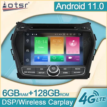 128G Android 11.0 Jaoks Hyundai IX45 2015 2016 - 2018 Auto Raadio Multimeedia GPS Navi Video Mängija Carplay DVD juhtseade DPS Nr 2Din