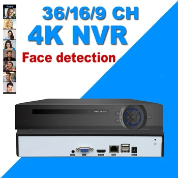 16CH 32CH 9ch 4k Ultra HD NVR videosalvesti Nägu liikumistuvastus Onvif H. 265 8MP IP Kaamera CCTV Süsteem P2P Võrgu-1 TB Xmeye