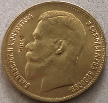 1908 Venemaa 25 Rubla 2 1/2 IMPEERIUMI - Nikolai II 22k kullatud rubla