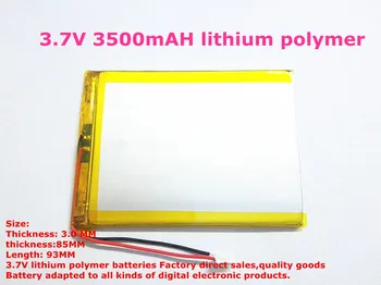 1TK 3500mAH liitium-polümeer Universaalne 7-tolline Tahvelarvuti, patareid, patareide 308593