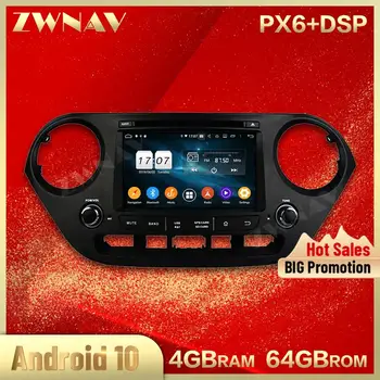 2 din Android 10.0 ekraan, Auto Multimeedia mängija Hyundai I10 2013+ auto video stereo raadio, wifi, GPS navi juhtseade auto stereo