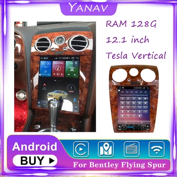 2 Din Android autoraadio Stereo Vastuvõtja Bentley Flying Spur GPS navigation Video Multimedia MP3-Mängija Tesla Vertikaalne Ekraan