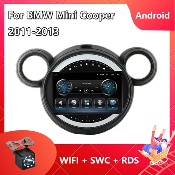 2 din Auto Raadio BMW Mini Cooper 2011-2013 Android 11 Navigatsiooni GPS Auto Multimeedia Video Mängija Carplay Bluetooth SWC WIFI