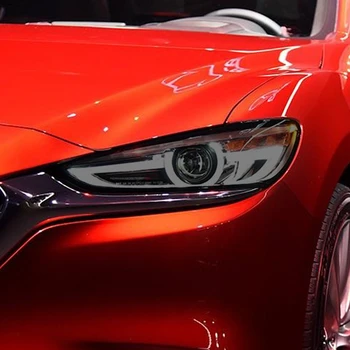 2 Tk Auto Esitulede kaitsekile Tulede Taastamine Läbipaistev Must TPÜ Kleebise Jaoks Mazda 6 2019 2020 Atenza Tarvikud