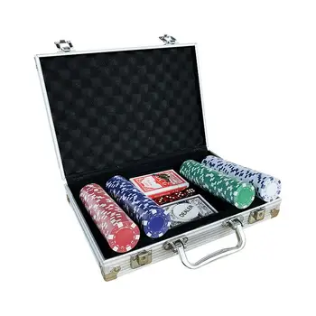 200 Töö Poker Chip - Set- 11 Grammi Texas Hold ' Em Mäng, Mis On Sätestatud Pokkerit Läbirääkimise Kiibid Dices Alumiinium Puhul Meelelahutus-Gam