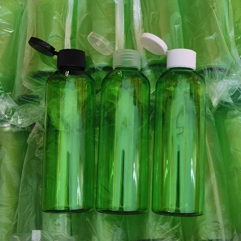 200ml x 30pcs Tühi Roheline Korduvtäidetavaid Kosmeetika Pudelis Plastist Flip Top ühise Põllumajanduspoliitika 200cc Võimsus PET Šampoon Mahuti