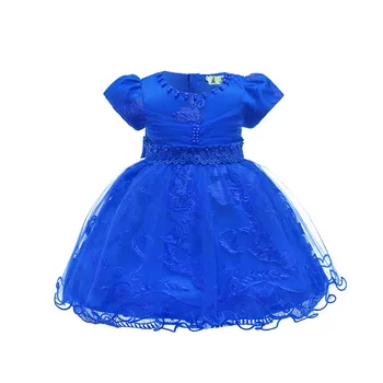 2020. aasta uus mood laste riided Beebi Pits Printsess Kleit, Kuninglik Sinine
