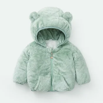 2020. Aasta Uus Talve Beebi Tüdrukute Riided Faux Fur Coat Baby Bear Kõrva Armas Riided Väikelapse Tüdruk Talve Mantel Imiku Tüdrukud Varjatud Jope