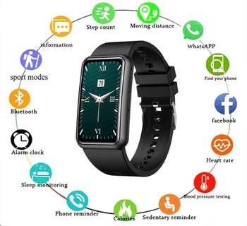 2022 Uus H06 Smart Watch Mehed Naised Touch Vererõhku Jälgida Fitness Tracker Sport Smartwatch Vaadata Veekindel Kell Smart