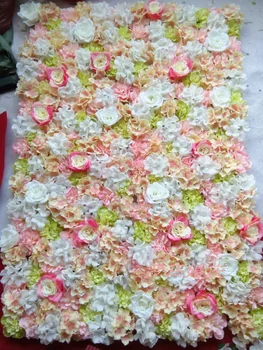 20pcs/palju pulm taust muru värviline pulmad lille Kunstlik siidist roosi lille seina pulm teenetemärgi