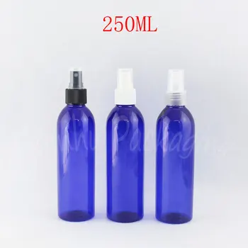 250ML Sinine Ring Plastikust Pudel Spray Pump , 250CC Tooner / Vesi Pakend Pudel , Tühi Kosmeetika Konteiner ( 26 TK/Palju )