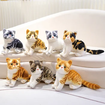 26cm Simulatsiooni Kass Palus Mänguasjad Armas Tõetruu Tõetruu Pet Kitty Nukud Peluche Mänguasi Kawaii Koju, Tuba Decor Kids Sünnipäeva Kingitused