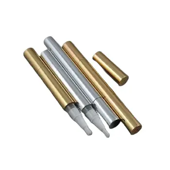 3 ML Twist Pen Alumiinium Toru Tühi Kuld, Hõbe Meik Hammaste Valgendamine Concealer Kaasaskantav Korduvtäidetavaid Kosmeetika Mahuti
