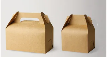 30pcs 16.2x9x8cm Kraft Mousse Käsi Cake Box Paberi Kasti Kingitus pakendis Kastid Jõulud Kingitus Kotid Ja Karbid Pulm Ehteid