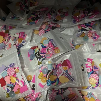 30pcs 3D Võlusid Kawaii Cartoon Candy Küünte Kive Kalliskivid Glitter Akrüül Küünte Art Ehted, Maniküür Küünte Kaunistamise Tarvikud