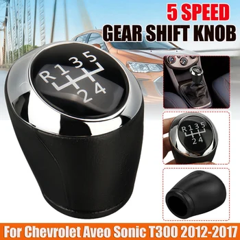 5 Kiirus Auto MT Gear Shift Knob 24108036 jaoks Chevrolet Aveo Sonic T300 2012-2017 24108036