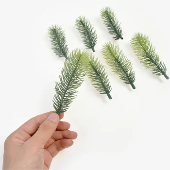 5 tk Kunstlik männiokkaid Branch Simulatsiooni Taim, Lill Korraldamine Tarvikud jõulupuud Dekoratiivsed Florals