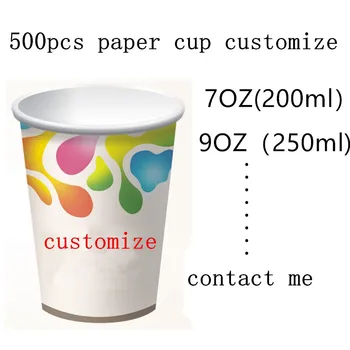 500pcs Kõrge kvaliteediga kohandatud raamatu cup 7oz/9oz loominguline ise logo joomist tassi leibkonna kaubandusliku reklaami kasutamine logo OME kohandada