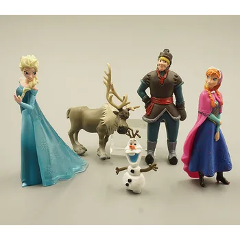 5tk Disney Külmutatud Elsa Anna Olaf Kristoff Sven Nukk Kingitused Mänguasi Mudel Anime Arvandmed Koguda Kaunistused