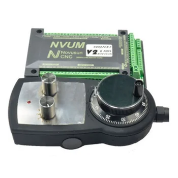 6-Telje NVEM 200KHZ CNC Kontroller Ethernet Mach3 Resolutsiooni Kontrolli Kaart 6-Telje Käsiratas MPG Ripats Käsitsi Pulse Generator