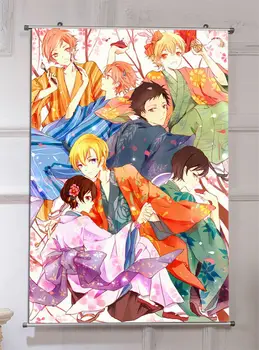 60X90cm Ouran High School Host Club Anime Plakat Post Seina Leidke Home Decor Seinale plakati, lõuend maal Ripub Sirvige