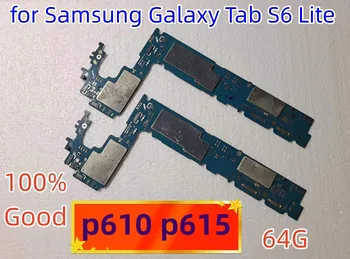 64GB Originaal Emaplaadi Samsung Galaxy Tab S6 Lite P610 P615 100% Täis Tööd Loogika Juhatuse Lukustamata Emaplaadi Täieliku Kiibid