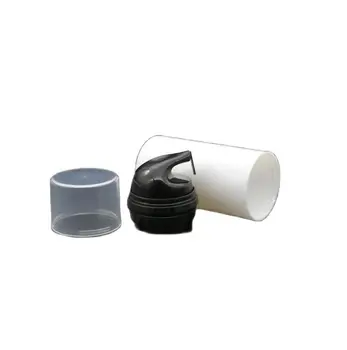 80ML valge plastikust õhuta lotion pudel musta õhuta pump selge kaas kosmeetikatoodete pakendid tooteid