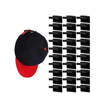 ABSF Liim Müts Konksud Seinale (30-Pack) - Minimalistlik Hat Rack Disain, Ei Puurimine, Tugev Hoia Mütsi Riidepuud Jaoks Kapp