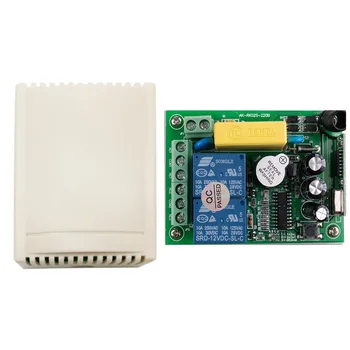 AC220V 2CH 2 AHELS RF Wireless Remote Control Switch Süsteem Vastuvõtja 315/433.92 MHz Lamp Garaaži Uks, Luugid