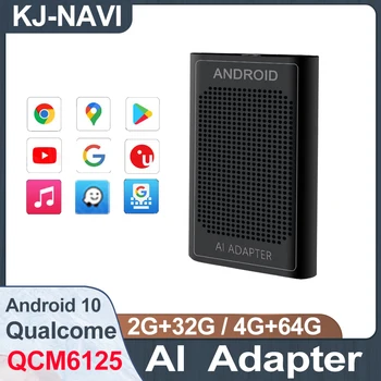 AI Box TV Box Traadita Carplay Android Auto Stecker und Spielen Auto Auto-Meelelahutus-Süsteemi 4G+64G toetust Google Play store