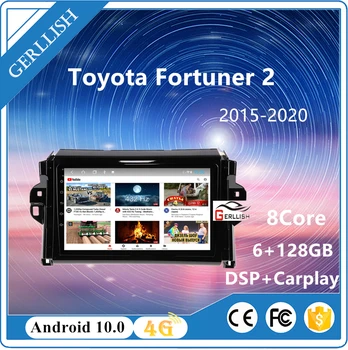 Android auto dvd mängija gps-navigatsioonisüsteem Toyota Fortuner 2015-2020 mms raadio stereo juhtseade toetada playstore