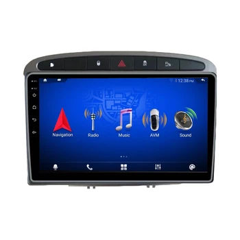 Android autoraadio Stereo 9 tolline GPS Navigatsiooni Peugeot 408 2010-2013 Auto Multimeedia Mängija, millel Carplay