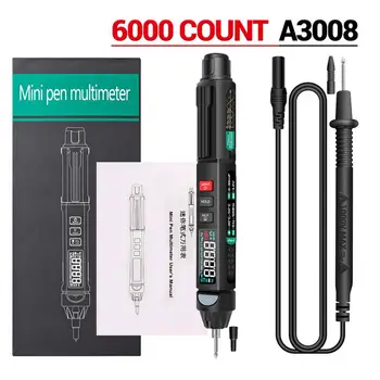 ANENG A3008 Digitaalne Multimeeter Automaatse Intelligentne Tulede Tester Pen 6000 Loeb NonContact Pinge Meetri Multimetre