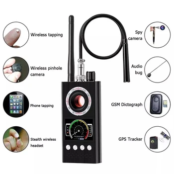 Anti Spy Traadita RF Signaali Anduri Viga GSM-GPS-Tracker Varjatud Kaamera Pealtkuulamise Seade Sõjalise Professional Versioon K68