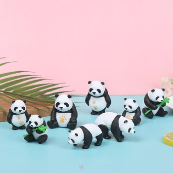 Armas Panda Sambla Micro Maastiku Terrarium Figuriin Teenetemärgi Vaik Naljakas Panda