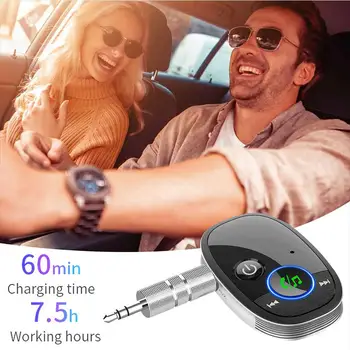 Auto Bluetooth-ühilduva Adapter Käed-vaba Bluetooth-ühilduva 5.0 Vastuvõtja Ultra-pikk Aku Audio Võimendi Mp3 Mängija