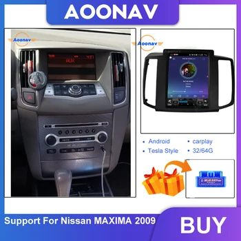 auto HD vertikaalne ekraani tesla styler 10.4 tolline GPS-video-player Nissan MAXIMA 2009 juhtseade auto auto raadio multimeedia mängija