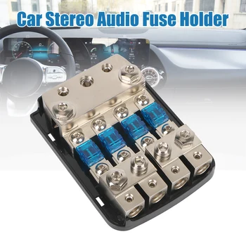 Auto Splitter Juhul Audio-Mängija Stereo Võimendi harukarp 0/4GA Jaotus Blokeerida 60A Kaitsme Tera Isolaator Relay Electric