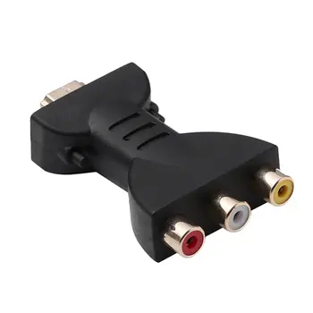AV Digitaalse Signaali HDMI-ühilduvate 3 RCA Audio Ad Ter Komponent Video Converter For PC Projektor Tahvelarvutite
